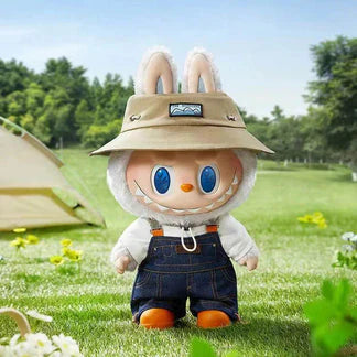 Labubu Fall in wild plush doll with key chain