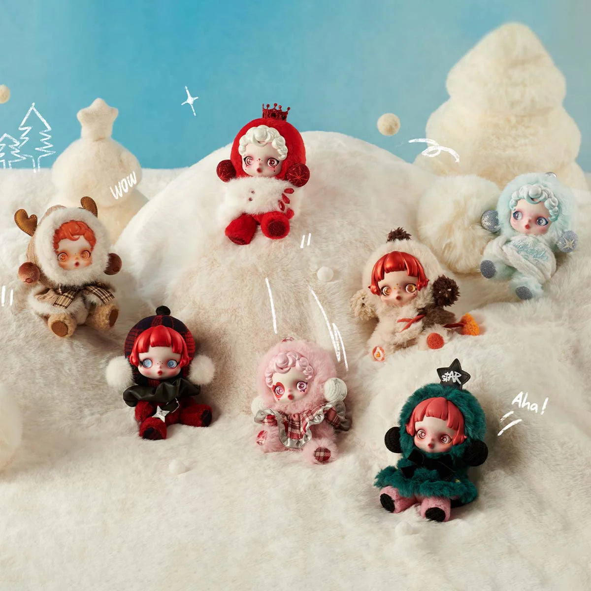 Skullpanda winter symphony blind boxes