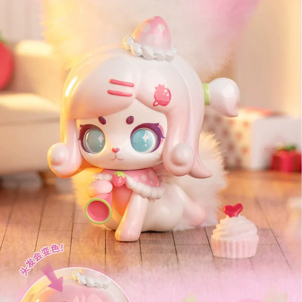 Kabu Rabbit Wonderful Fruit Plush Doll Trendy Blind Box [Change color when exposed to light]