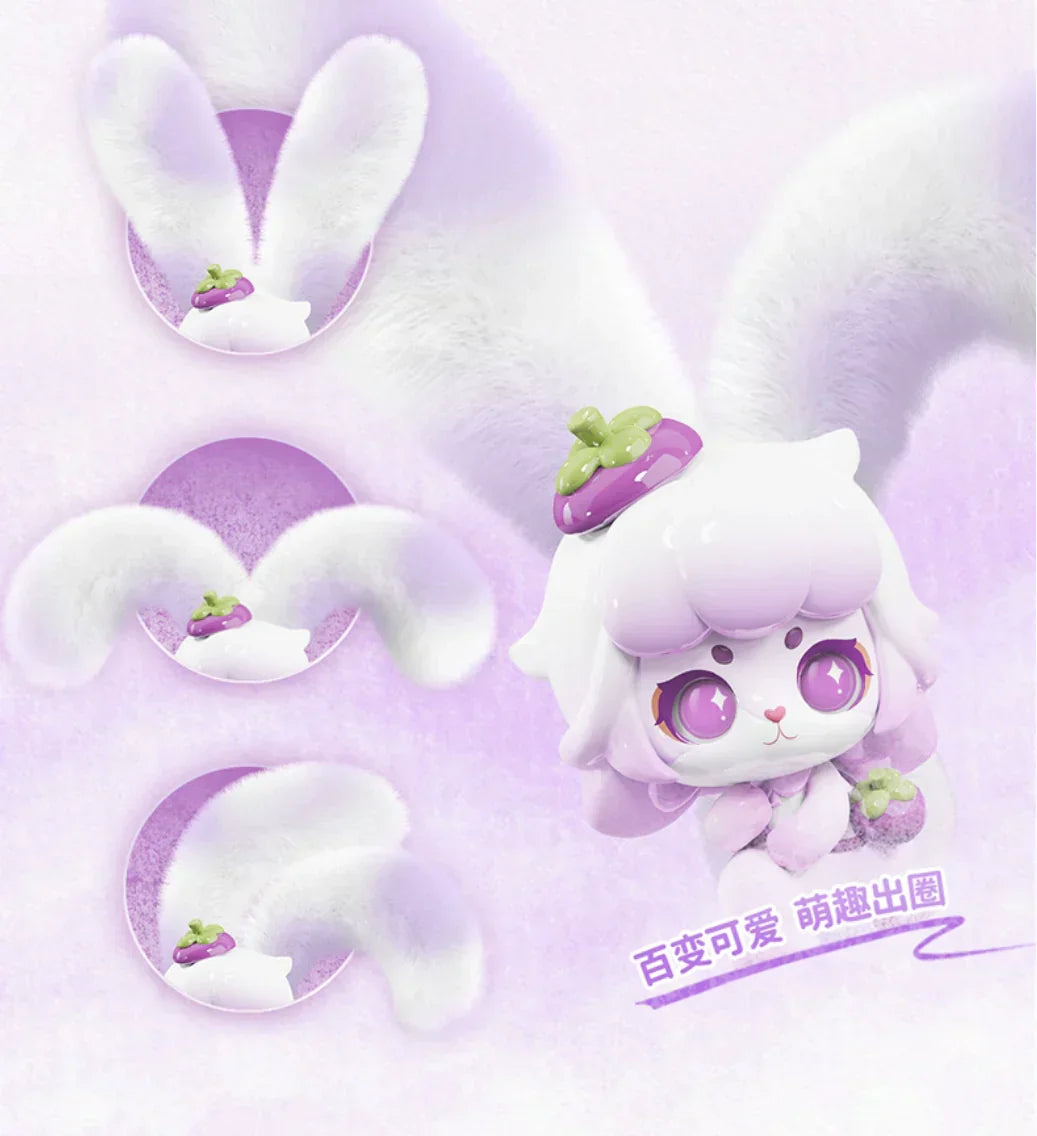 Kabu Rabbit Wonderful Fruit Plush Doll Trendy Blind Box [Change color when exposed to light]