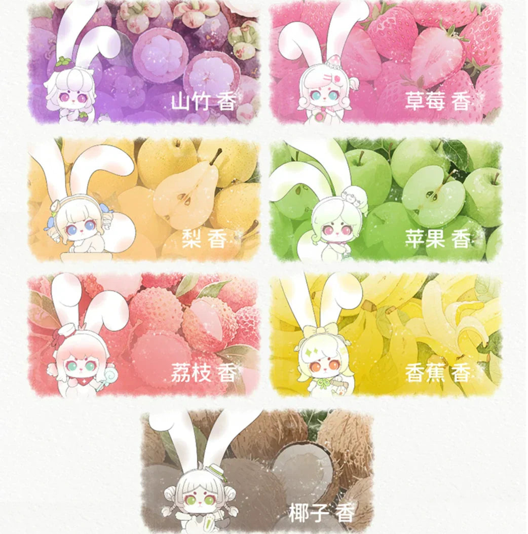Kabu Rabbit Wonderful Fruit Plush Doll Trendy Blind Box [Change color when exposed to light]
