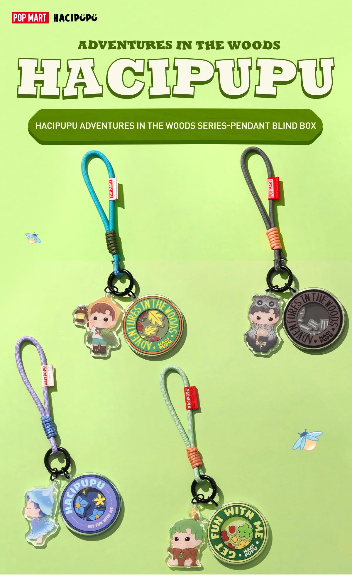 HACIPUPU Adventures In The Woods Series-Pandant Blind Box