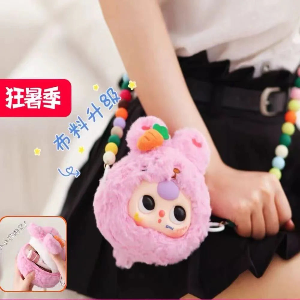 BABY THREE-FOURTUNE CAT ZIPPER BAG