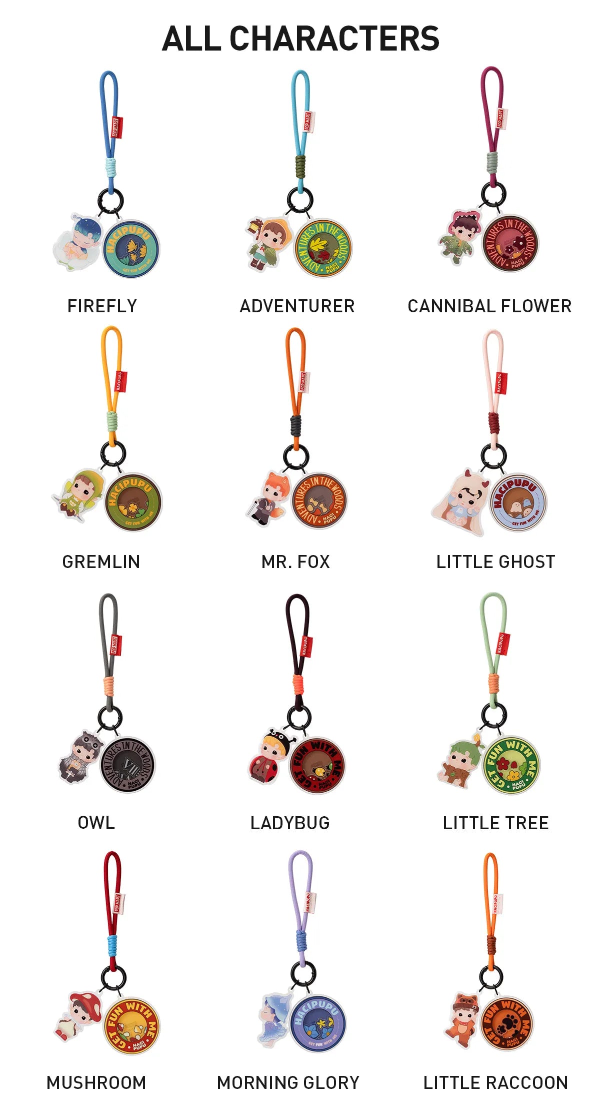 HACIPUPU Adventures In The Woods Series-Pandant Blind Box