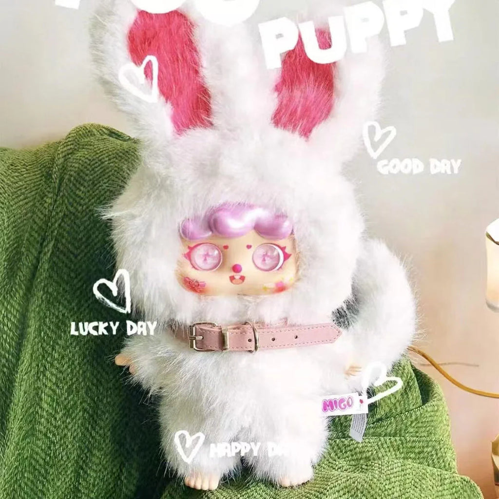 [MIGO Twin Life Limited Edition] 400% Plush Hanging Card Black Night White Day Series Blind Box