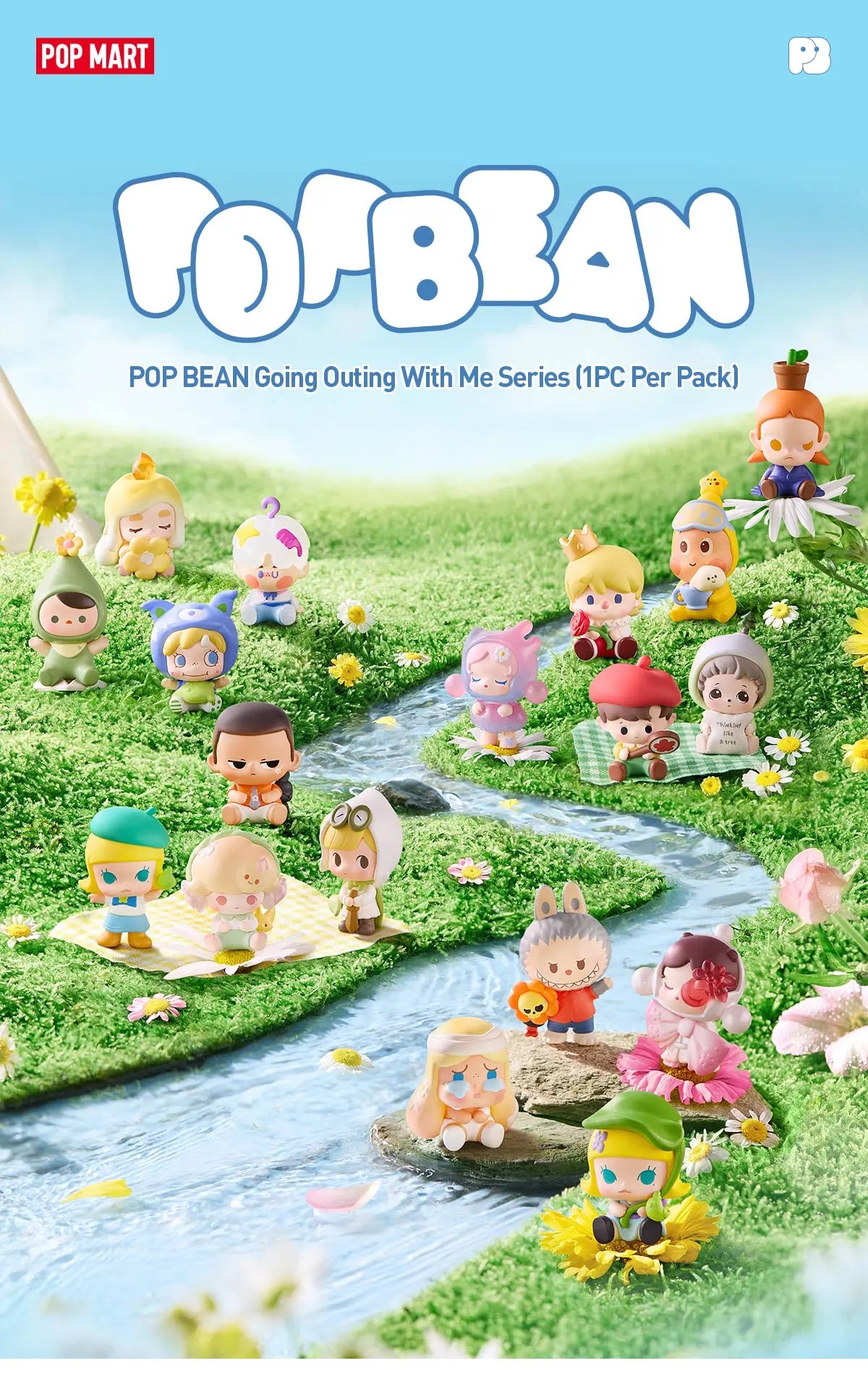 POP BEAN Going Outing With Me Series（1PC Per Pack）