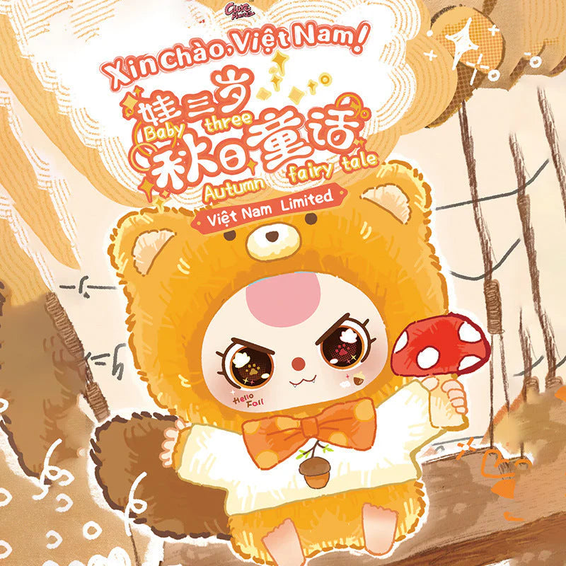 Baby three Autumn fairy tale