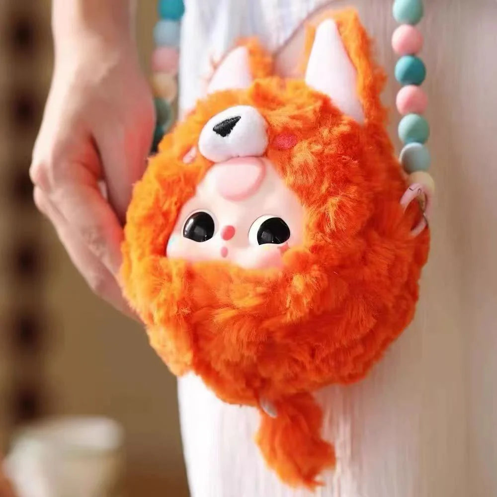 BABY THREE-FOURTUNE CAT ZIPPER BAG